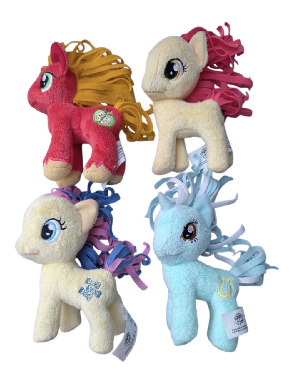 My Little Pony MLP Mini 7" Plush Lot - Four Pony Stuffed Animals